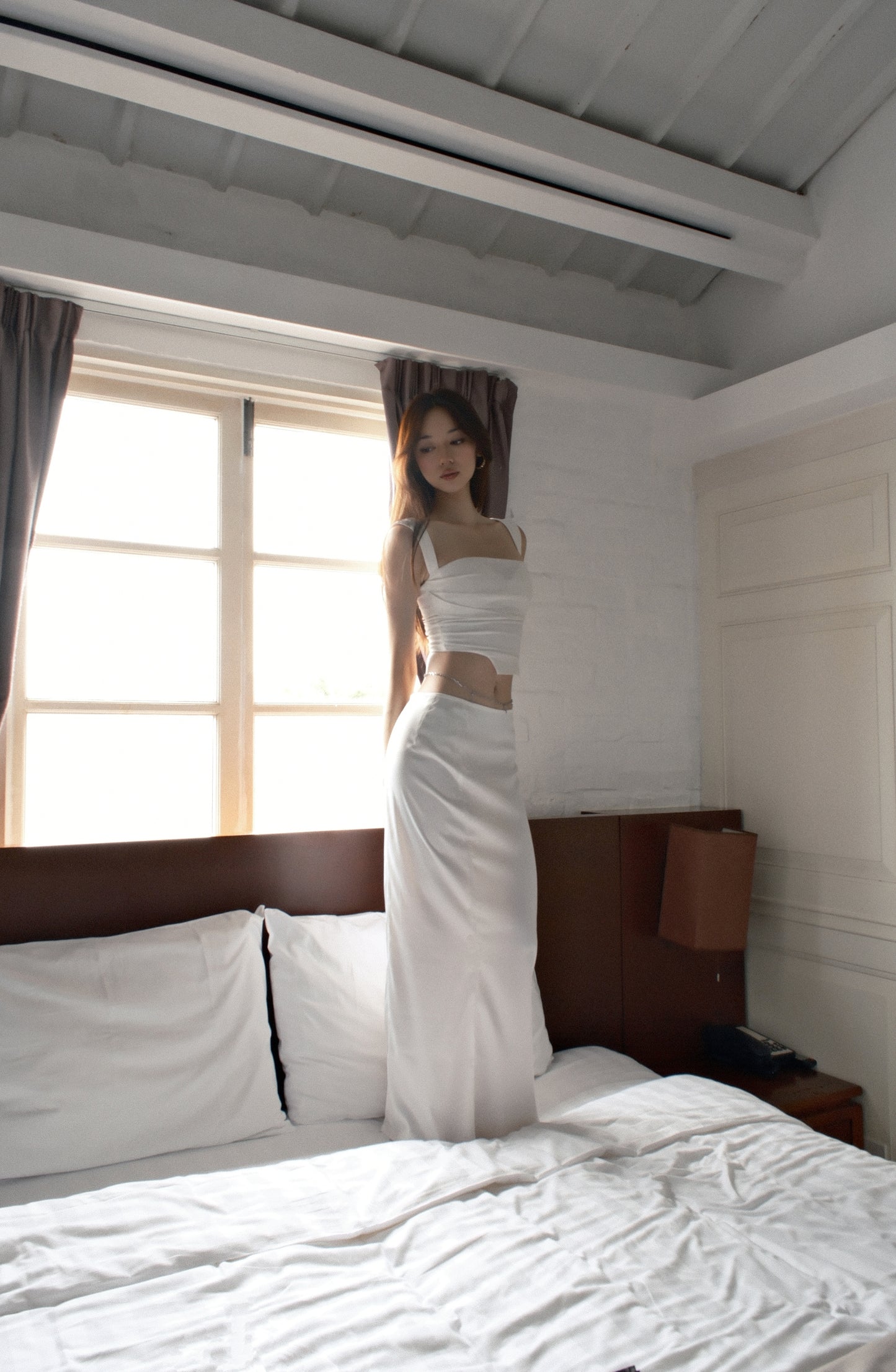 Caress Satin Skirt