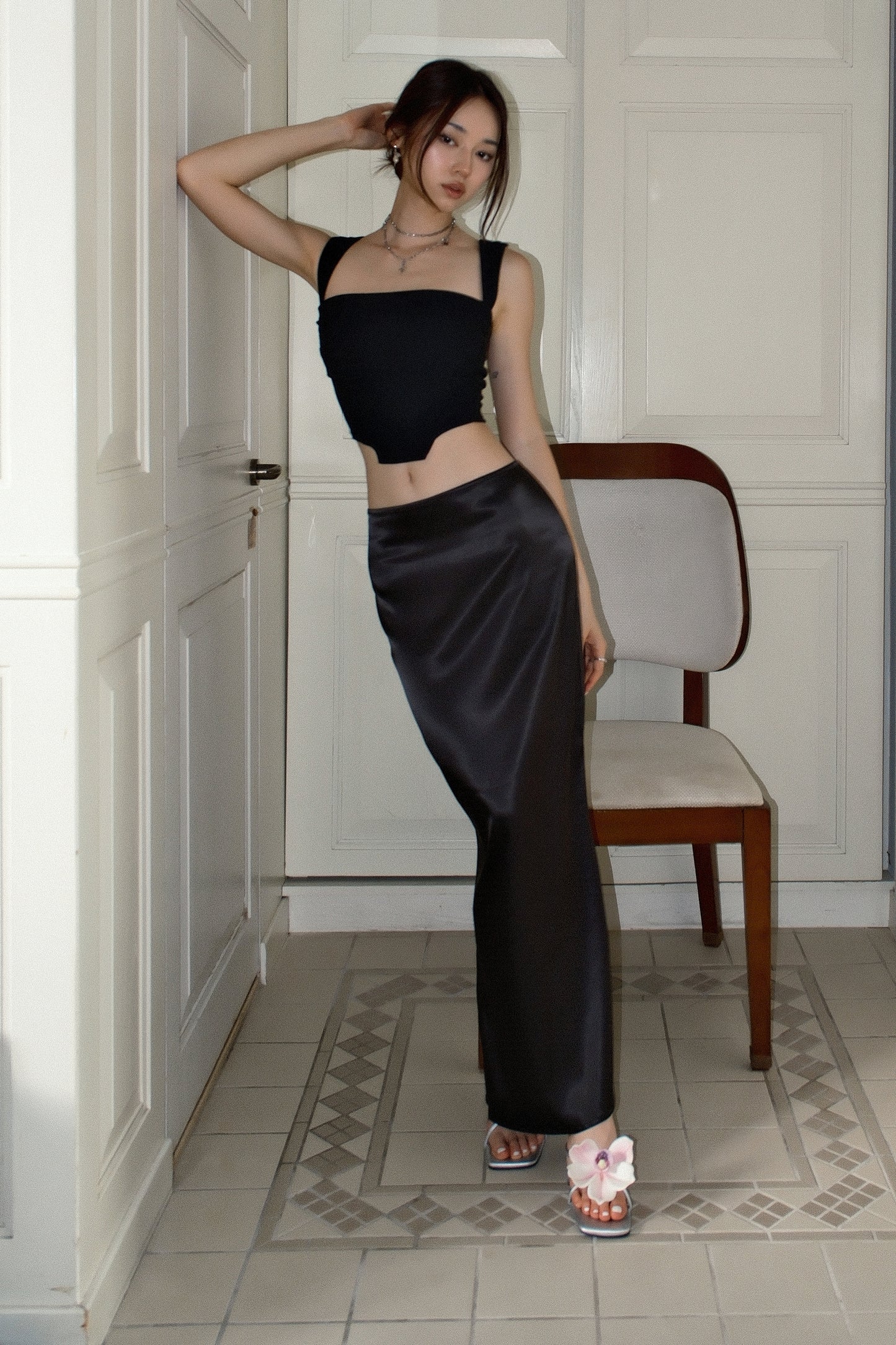 Caress Satin Skirt
