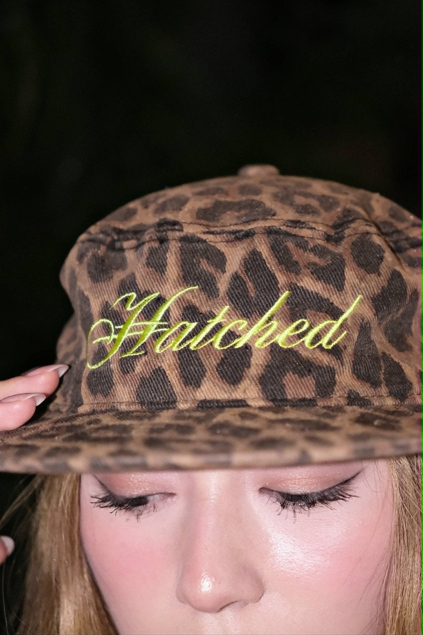 Wasabi Kitten Flat-Top Cap